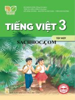 Sách giáo khoa tiếng việt 3 tập 1   kết nối tri thức với cuộc sống