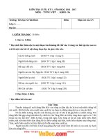 de thi hoc ki 1 mon tieng viet lop 3 truong tieu hoc vinh binh nam 2016 