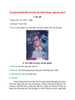 ban ve nhan vat thanh giong tac gia bo cuc tom tat noi dung chinh dan y 