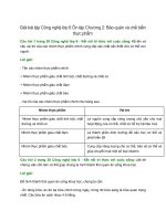 giai sgk cong nghe 6 on tap chuong 2 ket noi tri thuc bao quan va che bien thuc pham 