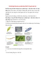 giai sgk khoa hoc tu nhien 6 bai 30 ket noi tri thuc nguyen sinh vat 