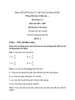 bo 40 de thi hoc ki 1 vat li lop 8 nam 2022 co dap an 