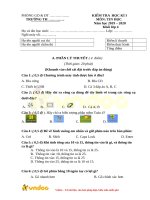 de thi hoc ki 1 mon tin hoc lop 4 nam 2019 2020 