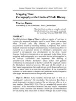 Mapping Time Cartography at the Limits of World History