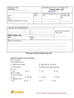 de thi hoc ki 1 lop 3 mon toan nam hoc 2018 2019 theo thong tu 22 so 2 