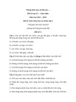 nam 2022 de thi hoc ki 1 khoa hoc tu nhien lop 6 co dap an 3 de canh dieu rtnrc 