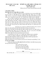 Đề thi học kì 2 môn Ngữ văn lớp 8 năm 2021-2022 có đáp án - Sở GD&ĐT Bắc Giang