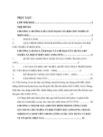 Tiểu luận lịch sử đảng thành tựu, khuyết điểm trong công cuộc xây dựng chủ nghĩa xã hội ở miền bắc (1954 1975) 