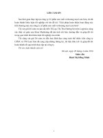 (Luận văn đại học thương mại) giải pháp hoàn thiện hoạt động xúc tiến thương mại của công ty cổ phần sản xuất và thương mại lam sơn 