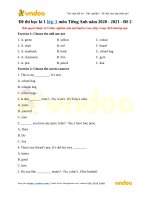 de thi hoc ki 1 lop 3 mon tieng anh de 2 