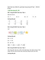 giai sgk toan lop 2 tap 1 trang 95 96 97 bai 24 luyen tap chung ket noi tri thuc 