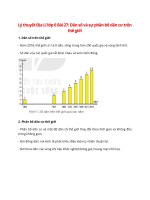 ly thuyet dia li 6 bai 27 moi 2022 12 cau trac nghiem dan so va su phan bo dan cu tren the gioi ket noi tri thuc 