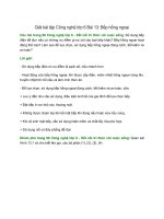 giai sgk cong nghe 6 bai 13 ket noi tri thuc bep hong ngoai 