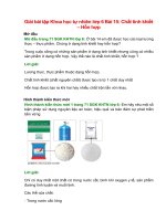 giai sgk khoa hoc tu nhien lop 6 bai 15 chan troi sang tao chat tinh khiet hon hop 