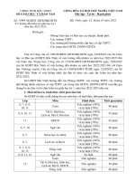 SGDĐT-GDTrH&GDTX Độc lập - Tự do - Hạnh phúc B K