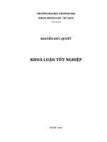 (Luận văn đại học thương mại) giải pháp marketing mix nhằm phát triển thị trƣờng du lịch của công ty cổ phần đầu tƣ mở   du lịch việt nam (1) 