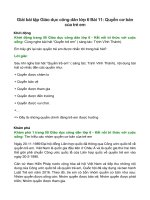 giai sgk gdcd 6 bai 11 ket noi tri thuc quyen co ban cua tre em 