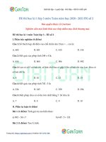 de thi hoc ki 1 lop 3 mon toan nam hoc 2020 2021 de 2 