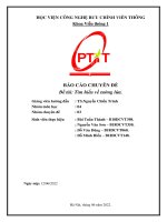 BÁO cáo CHUYÊN đề đề tài tìm hiểu về tường lửa  