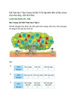 giai sgk toan lop 2 tap 2 trang 134 135 bai 74 on tap kiem dem so lieu va lua chon kha nang ket noi tri thuc 