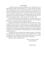 (Luận văn đại học thương mại) giải pháp marketing thu hút khách du lịch của công ty cổ phần đầu tƣ dịch vụ du lịch việt nam 