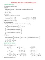 phep nhan phep chia cac phan thuc dai so va phuong phap giai 