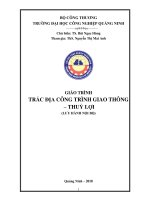 Giáo trình Trắc địa công trình giao thông - thủy lợi - Trường ĐH Công nghiệp Quảng Ninh