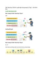 giai sgk toan lop 2 tap 2 trang 61 62 63 64 bai 54 luyen tap chung ket noi tri thuc 