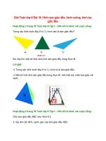 giai sgk toan lop 6 bai 18 ket noi tri thuc hinh tam giac deu hinh vuong hinh luc giac deu 