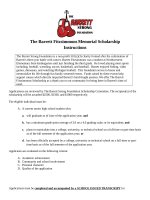 the barrett fitzsimmons memorial scholarship application 2021 county