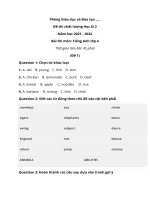 bo 40 de thi hoc ki 2 tieng anh lop 4 nam 2022 2023 co dap an 