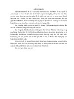 (Luận văn đại học thương mại) giải pháp marketing thu hút khách du lịch quốc tế của công ty cổ phần du lịch lợi á, hà nội 