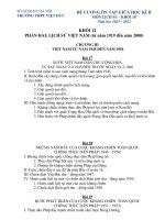 Đề cương ôn tập giữa học kỳ 2 môn lịch sử học lớp 12 trường THPT việt đức năm 2021 2022 