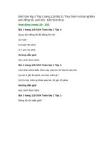 giai sgk toan lop 2 tap 1 trang 119 120 121 bai 31 thuc hanh va trai nghiem xem dong ho xem lich ket noi tri thuc 