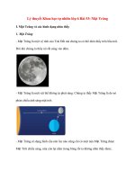 ly thuyet khoa hoc tu nhien 6 bai 53 mat trang ket noi tri thuc 