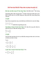 giai sgk toan lop 6 bai 26 ket noi tri thuc phep nhan va phep chia phan so 