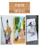 Bài giảng Ngữ văn 6 bài 2 sách Cánh diều: Ôn tập thơ