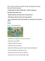 giai sgk tu nhien va xa hoi lop 2 trang 23 24 bai 5 on tap chu de gia dinh chan troi sang tao 