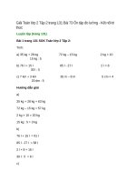 giai sgk toan lop 2 tap 2 trang 131 132 133 bai 73 on tap do luong ket noi tri thuc 