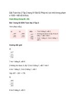 giai sgk toan lop 2 tap 2 trang 92 93 94 95 96 bai 62 phep tru co nho trong pham vi 1000 ket noi tri thuc 