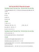 giai sgk toan lop 6 bai 16 ket noi tri thuc phep nhan so nguyen 