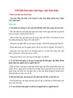 soan bai viet bien ban mot cuoc hop cuoc thao luan hay nhat ket noi tri thuc 