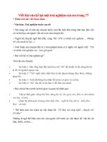 soan bai viet bai van ke lai mot trai nghiem cua em trang 77 hay nhat ket noi tri thuc 6wf1a 