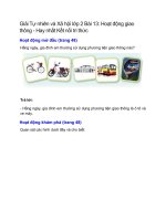 giai sgk tu nhien va xa hoi lop 2 trang 48 49 50 51 bai 13 hoat dong giao thong ket noi tri thuc 