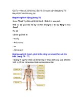 giai sgk tu nhien va xa hoi lop 2 trang 76 77 78 79 bai 19 co quan van dong chan troi sang tao 