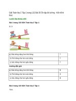 giai sgk toan lop 2 tap 1 trang 133 134 bai 35 on tap do luong ket noi tri thuc 