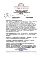 Scholarship Application - Undergraduate 3 12 09(3)