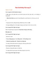 soan bai thuc hanh tieng viet trang 43 ngan nhat ket noi tri thuc 