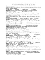 Đề cương ôn tập giữa kỳ 2 môn địa lý lớp 10 trường THPT yên dũng số 2 năm 2021 2022 