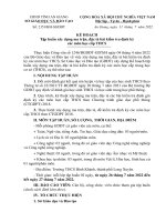 KẾ HOẠCH Tập huấn xây dựng ma trận, đặc tả bài kiểm